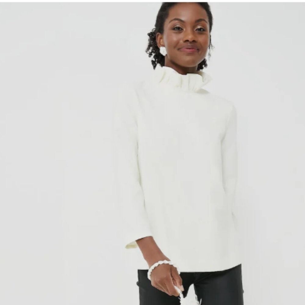 TUCKERNUCK White Faye Blouse - Large, New with tags